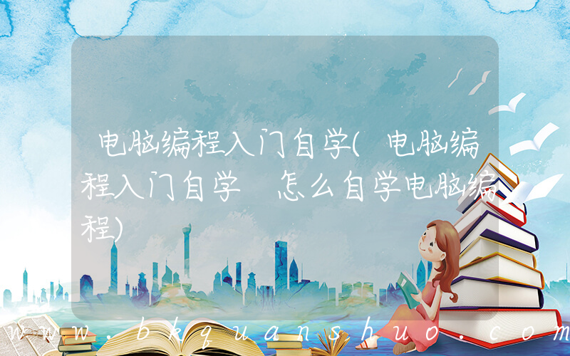 电脑编程入门自学(电脑编程入门自学 怎么自学电脑编程)